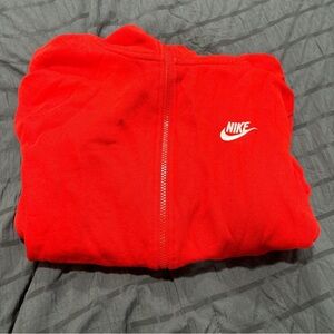 Nike Scarlet Full-Zip Sweatshirt